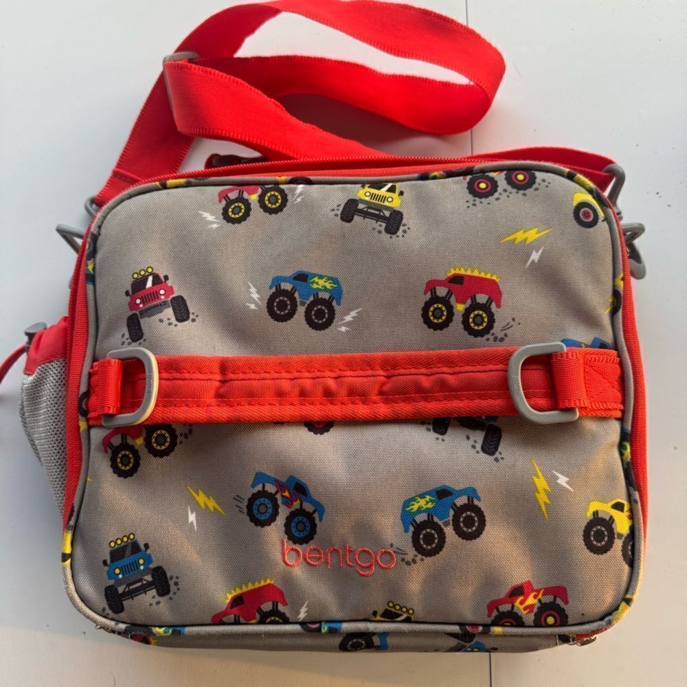 Bentgo Monster Truck Lunch Box With Plastic Case